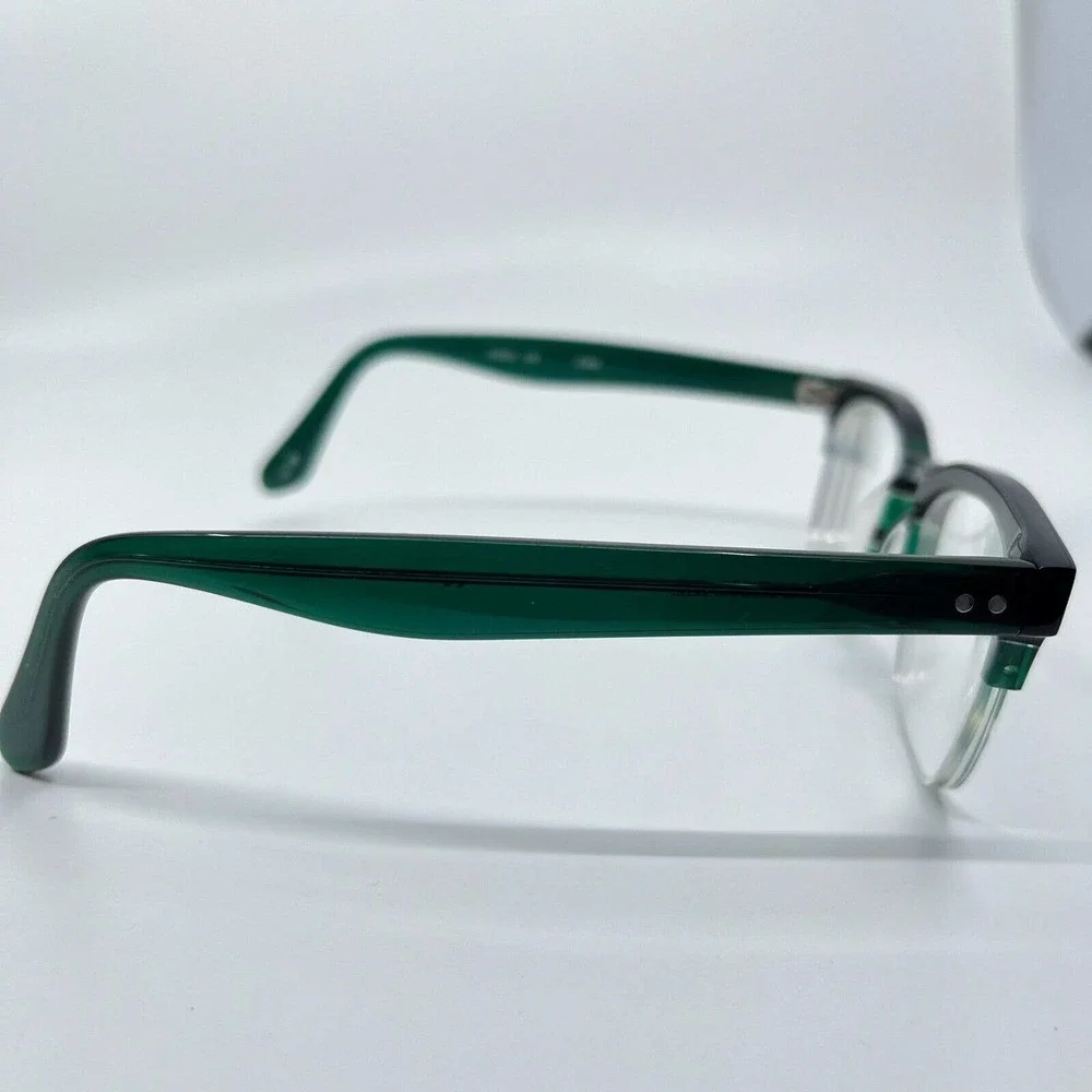 See Eyewear Eyeglasses‎ Frame Green Clear Full Rim 51-21-145 C204 H7009